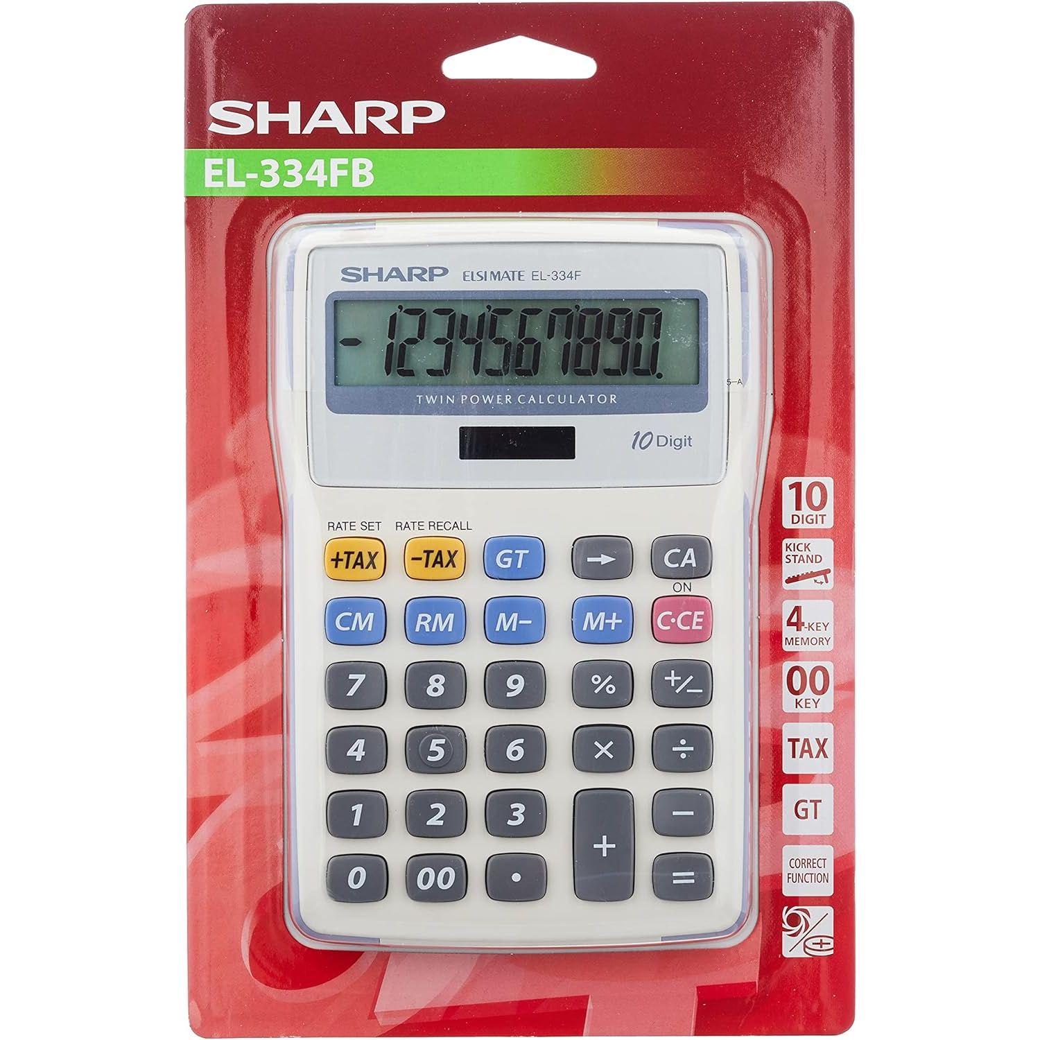 Buy SHARP,Sharp EL‑334 Calculator – Off‑White - Gadcet UK | UK | London | Scotland | Wales| Near Me | Cheap | Pay In 3 | desk calculator